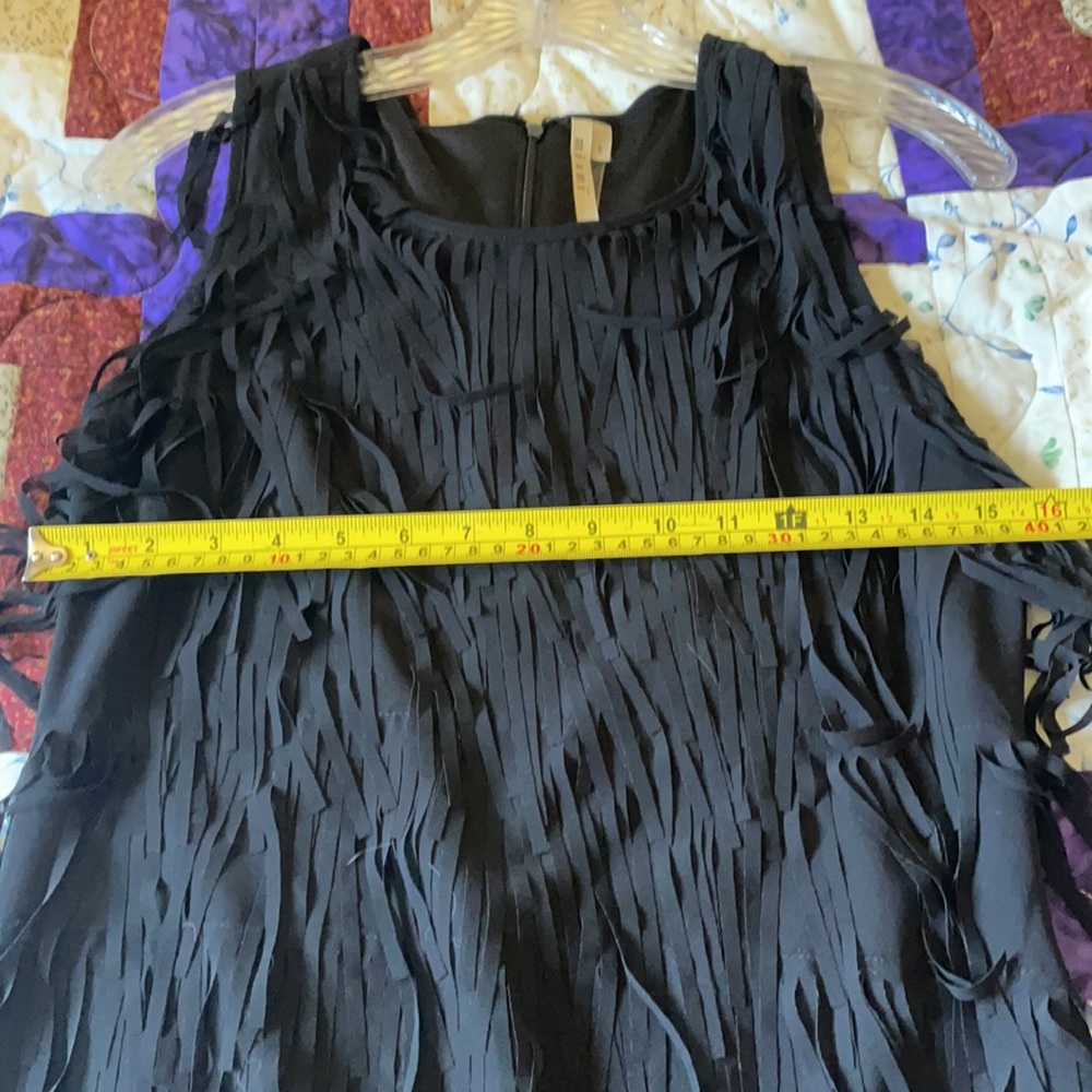 Black party fringe dress - Picture 4 of 5